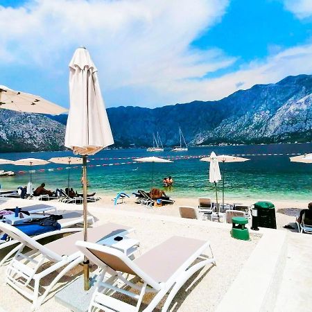 Bay Of Kotor View Apartment With Pool Prčanj Exterior foto